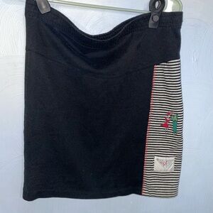 Women’s Medium Vintage Deb Black Mini Skirt